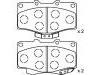 Pastillas de freno Brake Pad Set:04491-35160