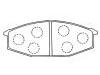 Bremsbelagsatz, Scheibenbremse Brake Pad Set:41060-91255