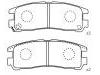 Bremsbelagsatz, Scheibenbremse Brake Pad Set:1251 0016