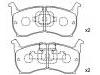 Bremsbelagsatz, Scheibenbremse Brake Pad Set:FAY8-26-48Z