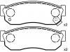 Bremsbelagsatz, Scheibenbremse Brake Pad Set:41060-01A26