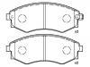 Pastillas de freno Brake Pad Set:58101-28A00