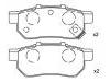 Pastillas de freno Brake Pad Set:43022-S04-E01