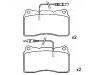 Plaquettes de frein Brake Pad Set:9 404 252 548