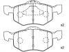 Bremsbelagsatz, Scheibenbremse Brake Pad Set:4 096 346