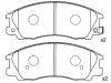 Bremsbelagsatz, Scheibenbremse Brake Pad Set:58101-H1A00