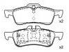 Bremsbelagsatz, Scheibenbremse Brake Pad Set:34 21 67 70 252