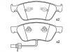 Plaquettes de frein Brake Pad Set:4E0 698 151